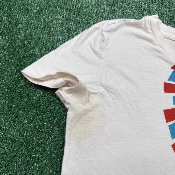 Vintage Y2K Marc Jacobs Graphic Shirt Women's Size M White Short Sleeve Stretch - Picture 5 of 9